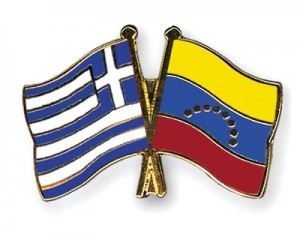 Freundschaftspins-Griechenland-Venezuela