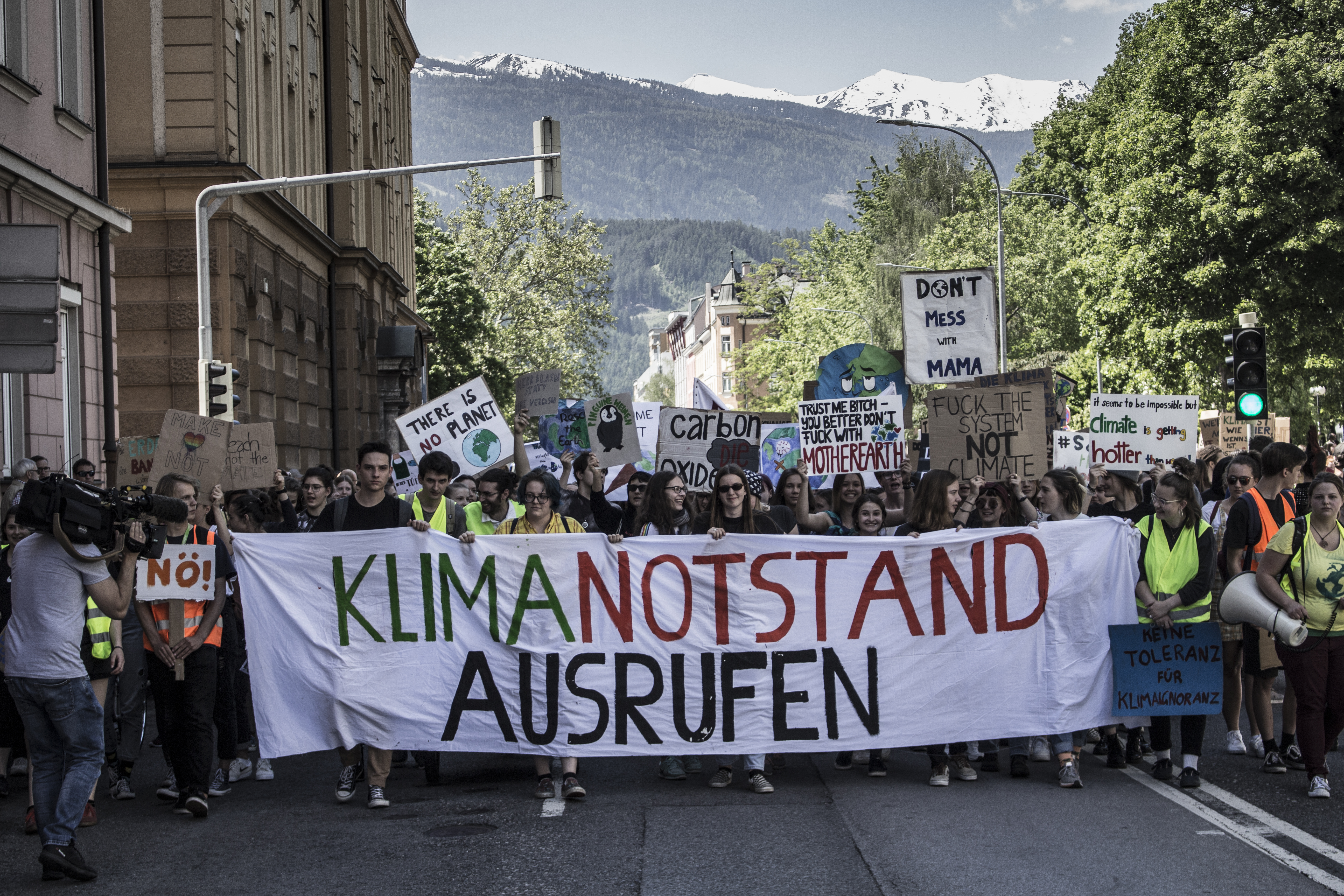 "Fridays for Future" in Innsbruck am 24. Mai 2019