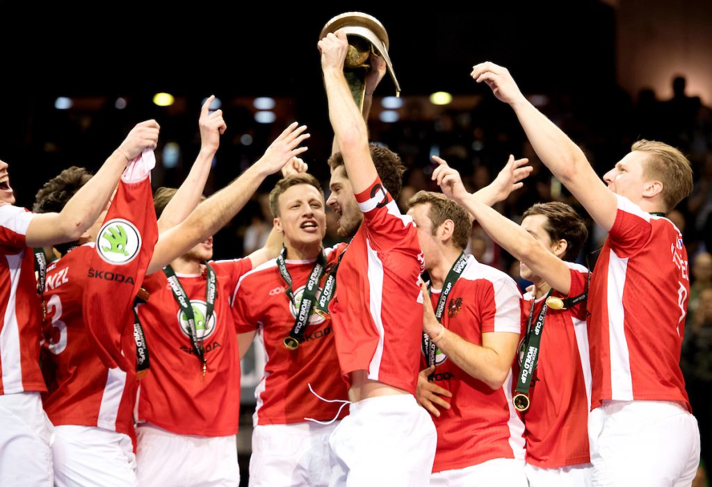 Österreichs Herren-Hockey-Team bei der Hallen-WM 2018