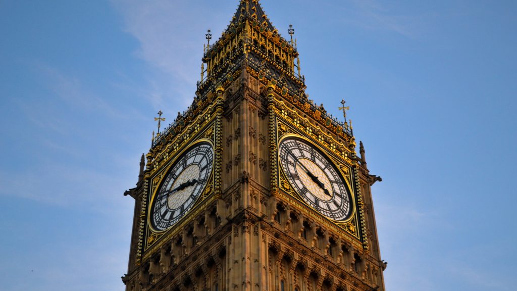 Nahaufnahme des Big Ben in London