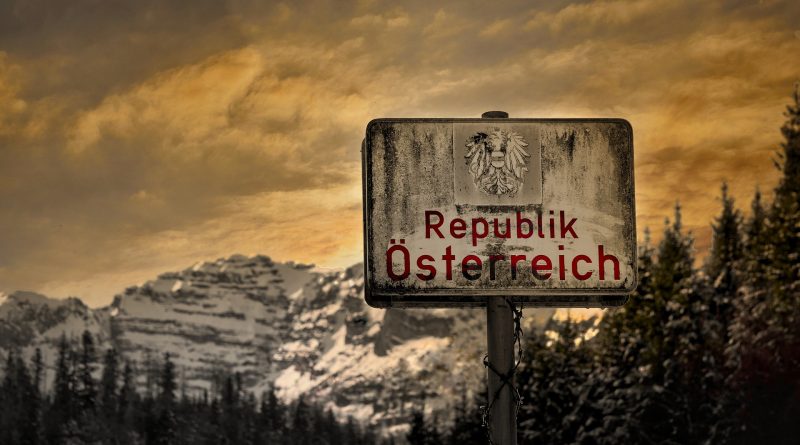 Schild "Republik Österreich"