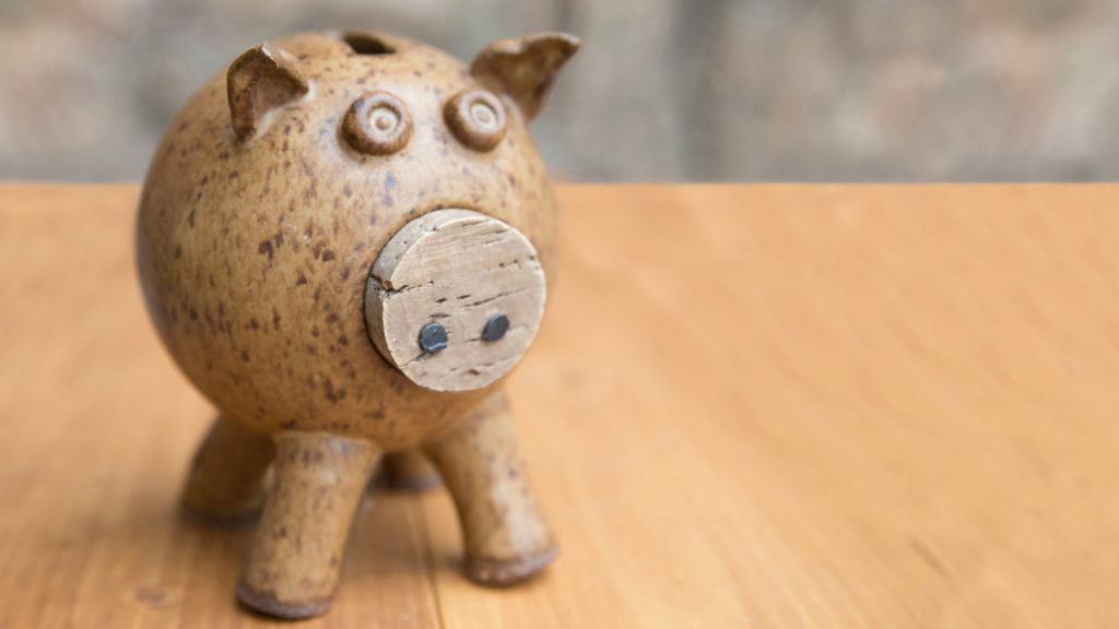 Ein Schweinchen aus Keramik