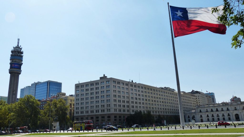Santiago de Chile, Flagge Chiles