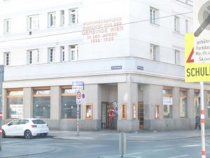 Das Notquartier in der Gudrunstraße