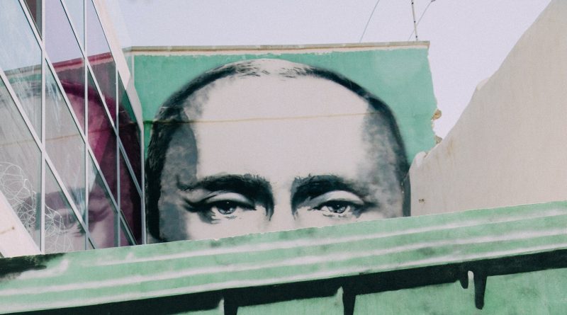 StreetArt Gesicht von Putin