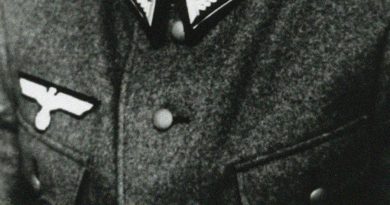 Detailaufnahme der Nazi-Uniform von Erich Schwinge
