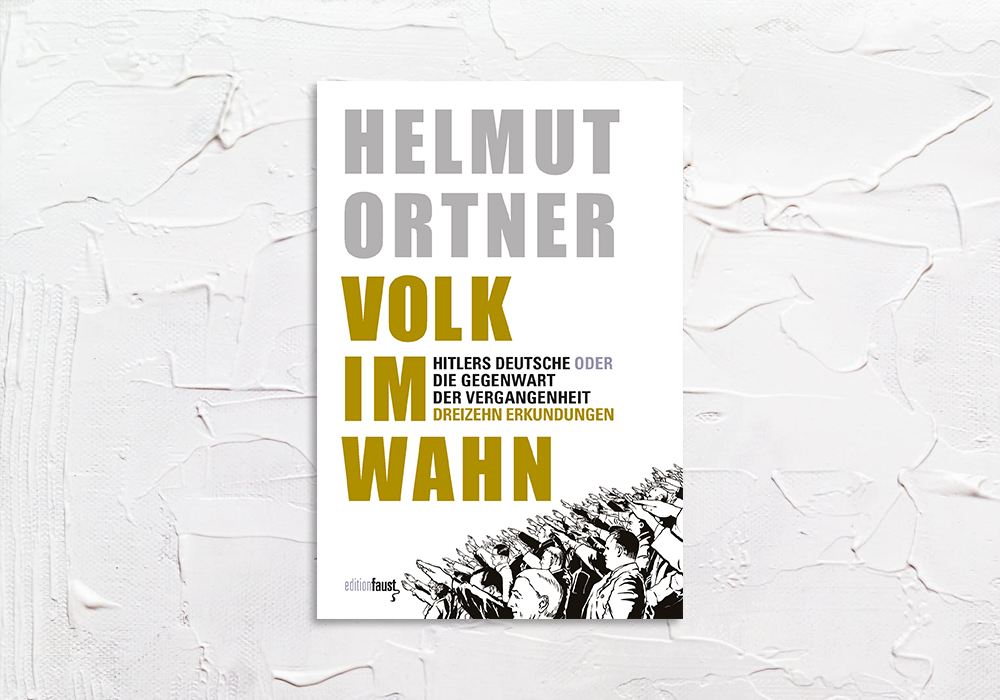 Buchcover von "Volk im Wahn" vor weißem Hintergrund