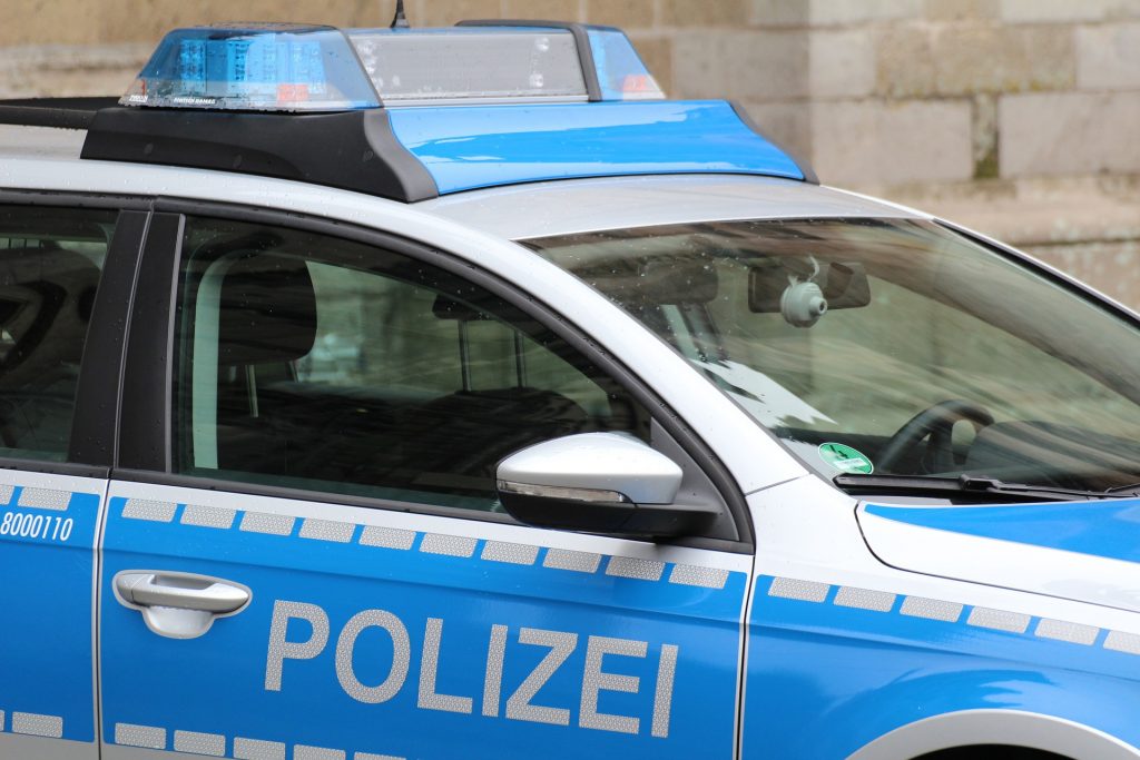 Nahaufnahme eines Polizei-Autos