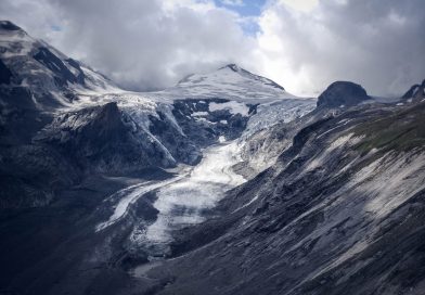 Blick auf die Pasterze, den größten Gletscher Österreichs