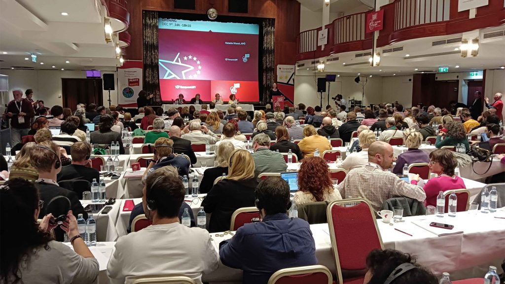 Die Delegierten des EL-Parteitags