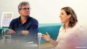 Aerni und Wenger im Gespräch