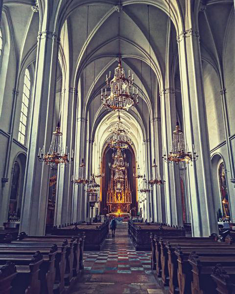 Die Augustiner Kirche in Wien von innn