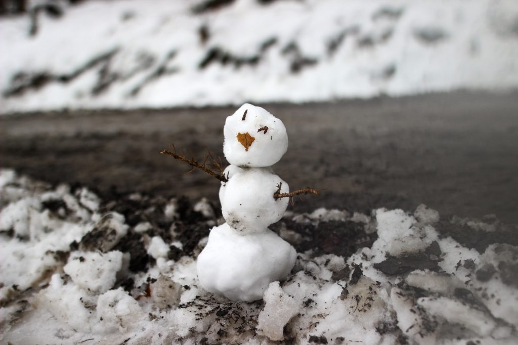 Kleiner Schneemann