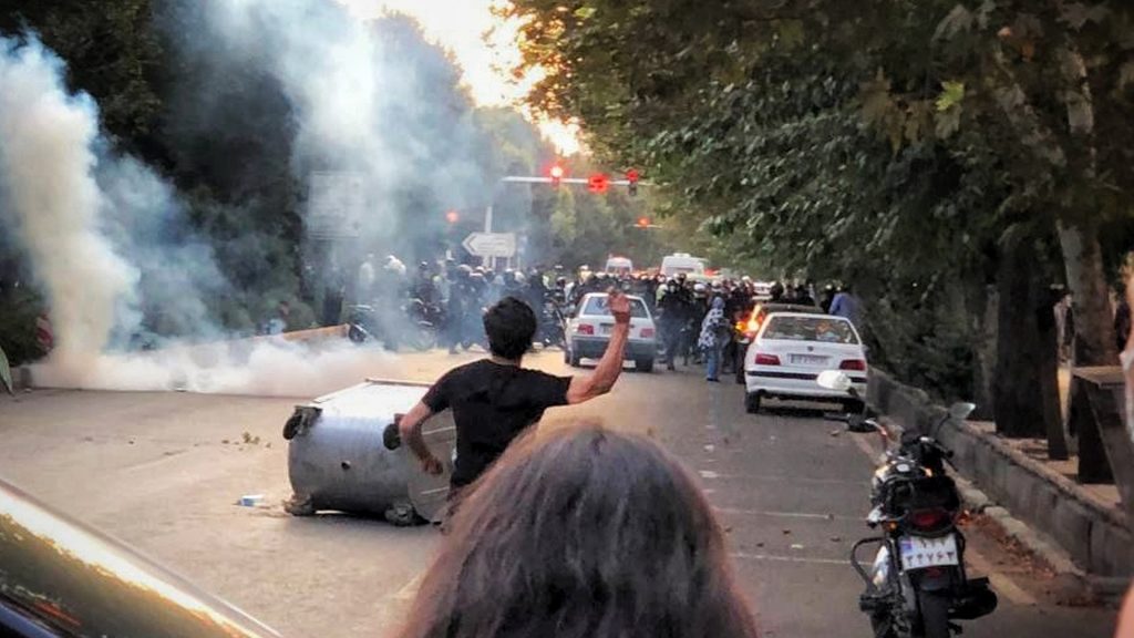 Proteste auf den Straßen Irans