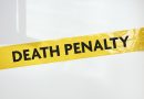 Gelbes Band mit Aufschrift "Death Penalty"