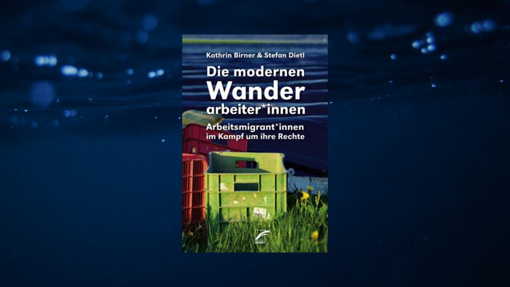 Buchcover, im Hintergrund Wasser