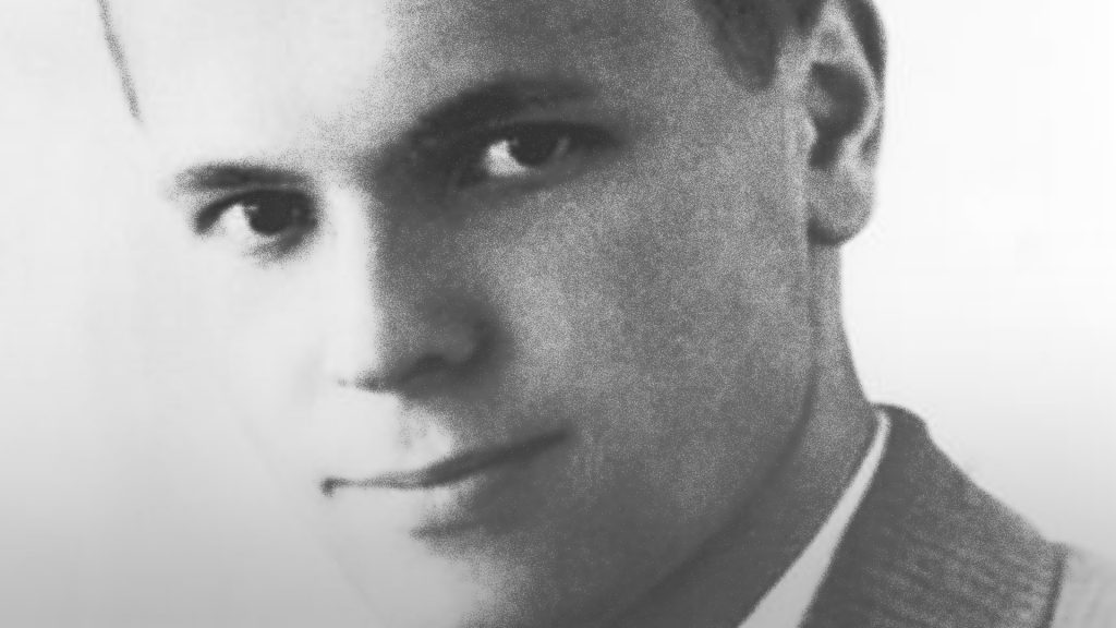 Portrait von Maurice Bavaud (s/w)