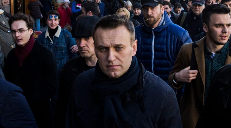 Nawalny bei einer Demo