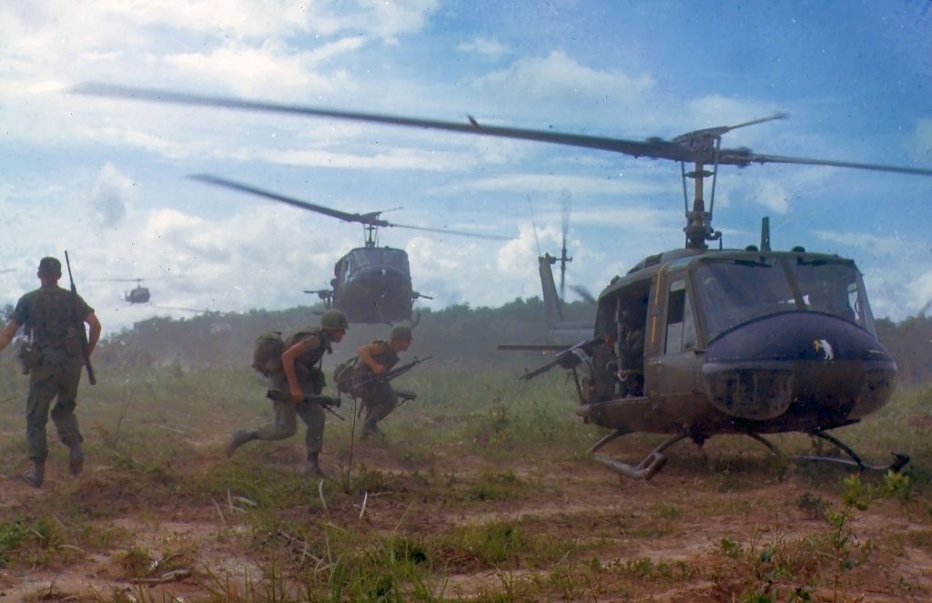 Helikopter der USA in Vietnam
