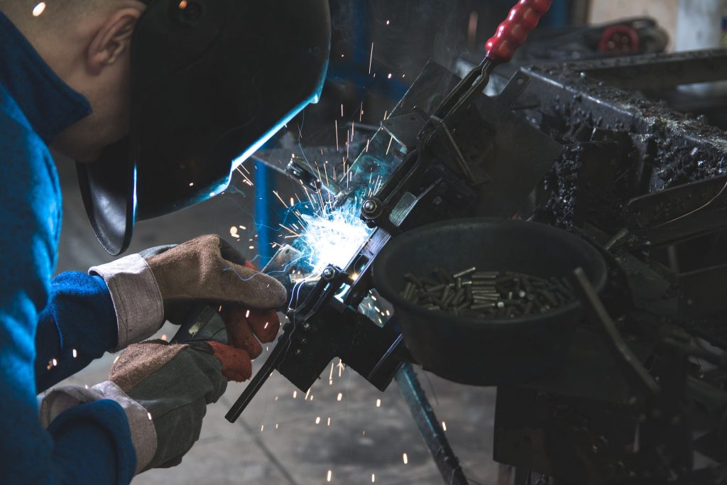 Metaller bei der Arbeit