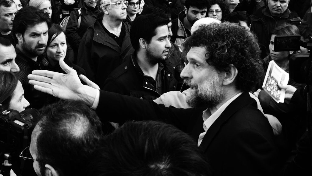 Osman Kavala im Jahr 2015, schwarz-weiß-Bild