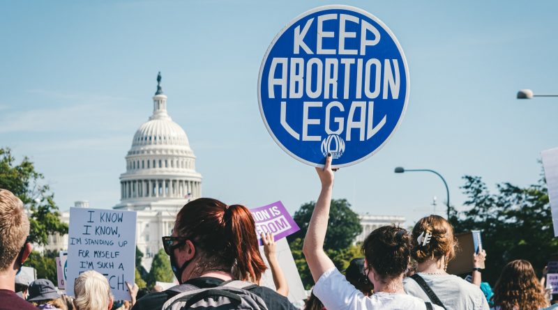 Demonstration in den USA, Demoschild: "Keep Abortion Legal"