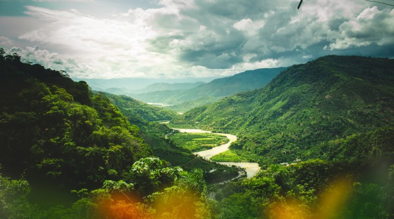 Flusstal in Peru