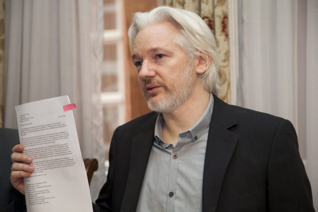 Assange im Jahr 2014