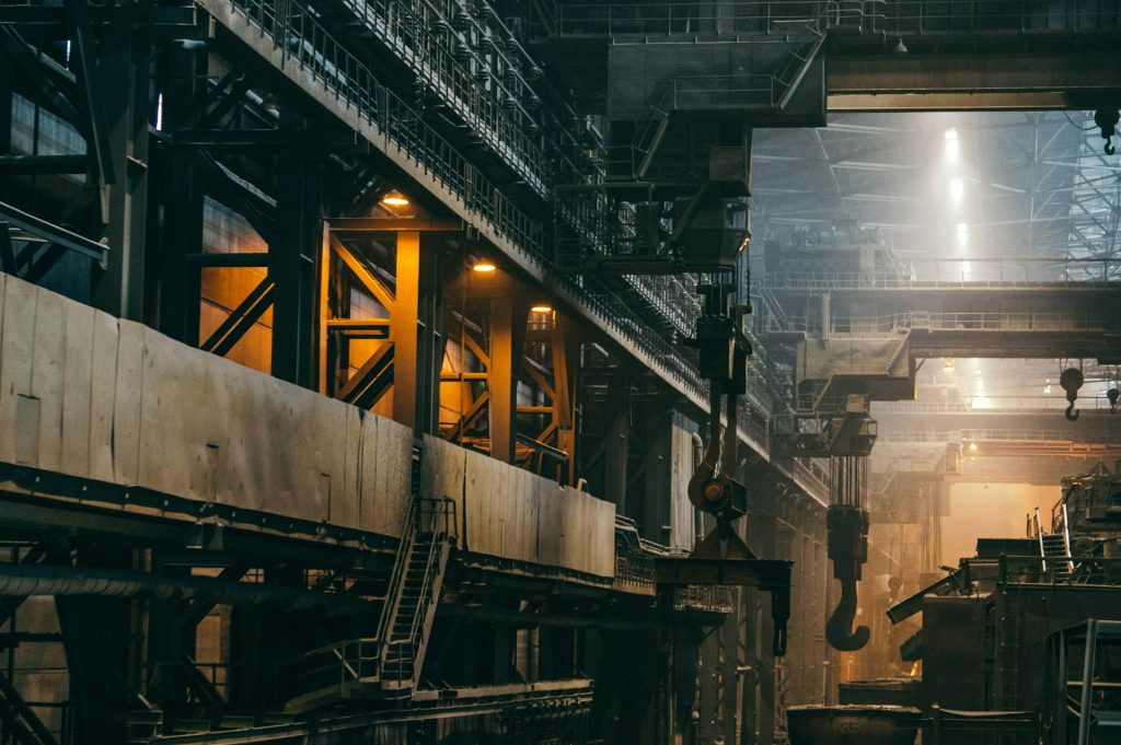 Blick in eine Fabrik