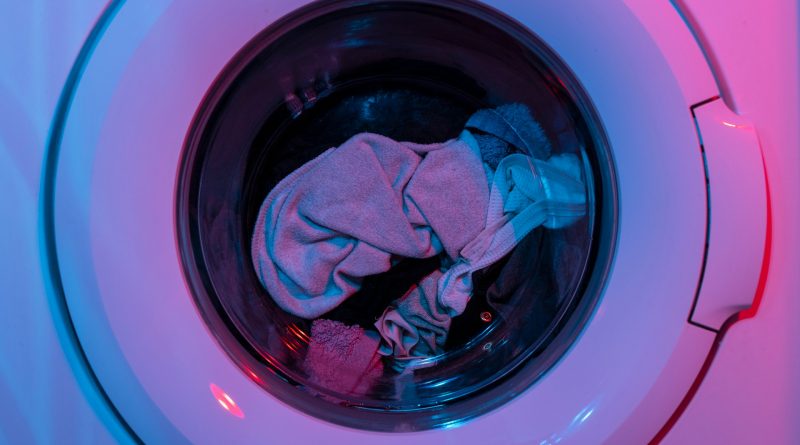 Nahaufnahme einer Waschmaschine