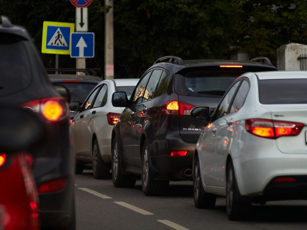 Autos im Stau