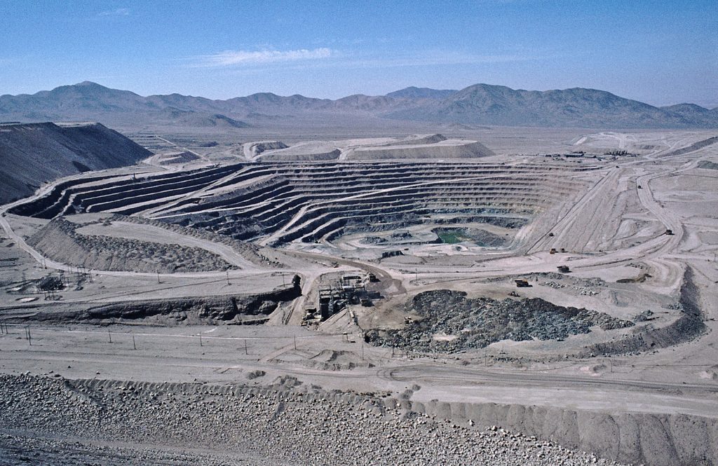 Kupfermine in Chile