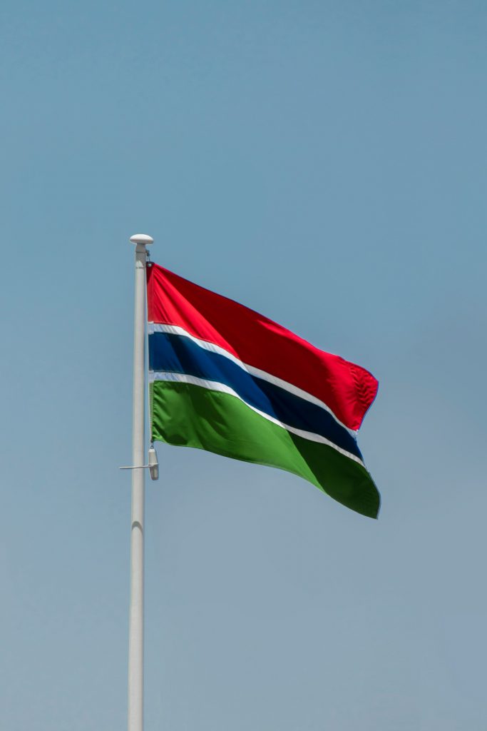 Flagge von Gambia