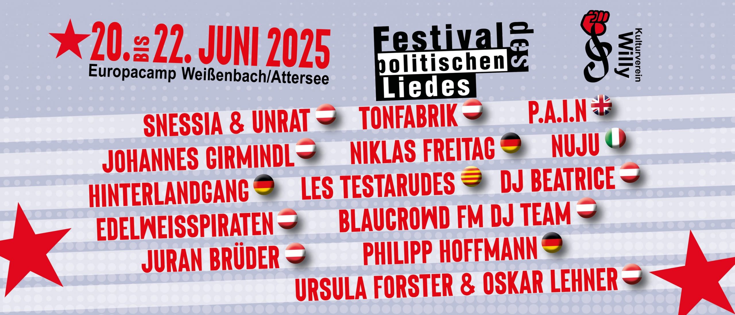 Festival des politischen Liedes 2025