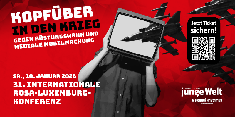 »Kopfüber in den Krieg – Gegen Rüstungswahn und mediale Mobilmachung«