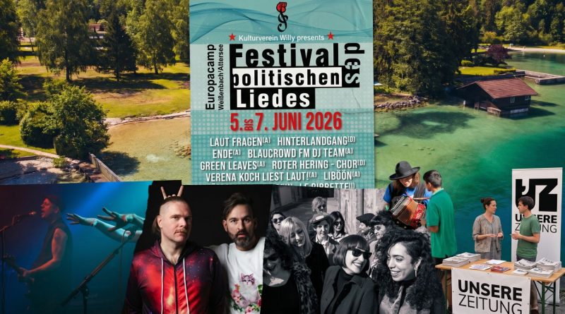 Musik, Haltung, Aufbruch: Das Festival des politischen Liedes 2026 hebt ab